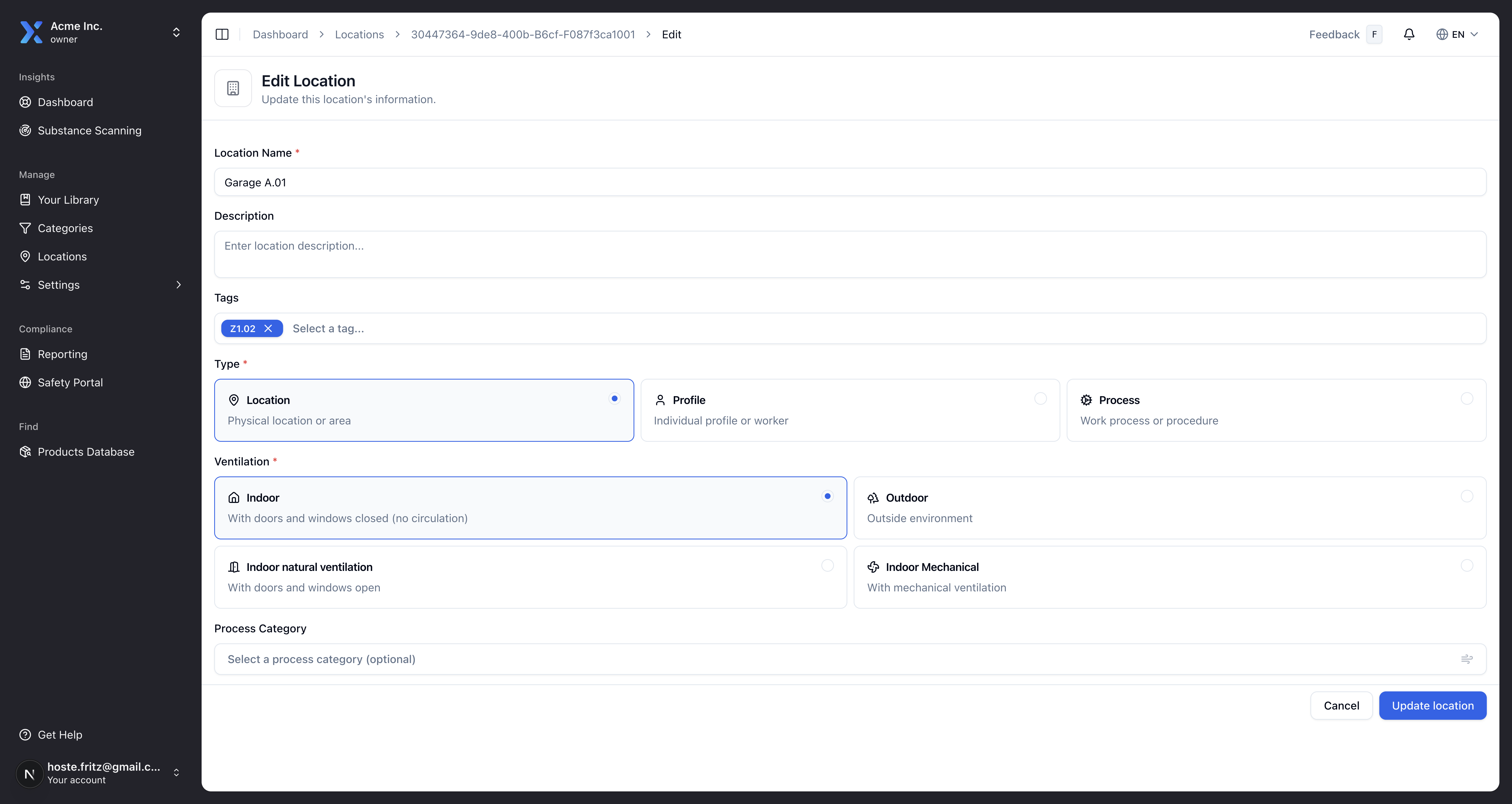 Location Management Platform