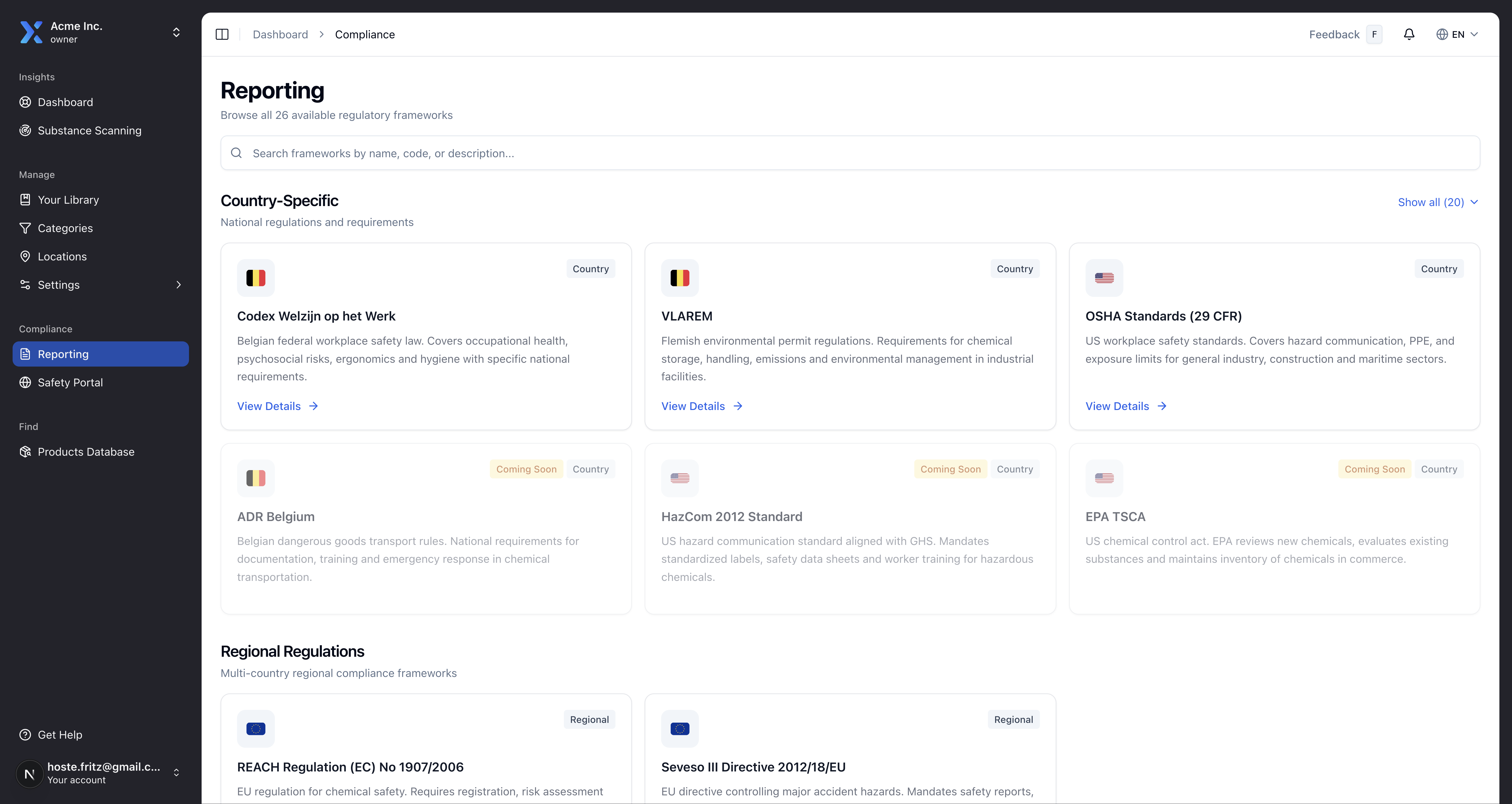Compliance Framework Platform