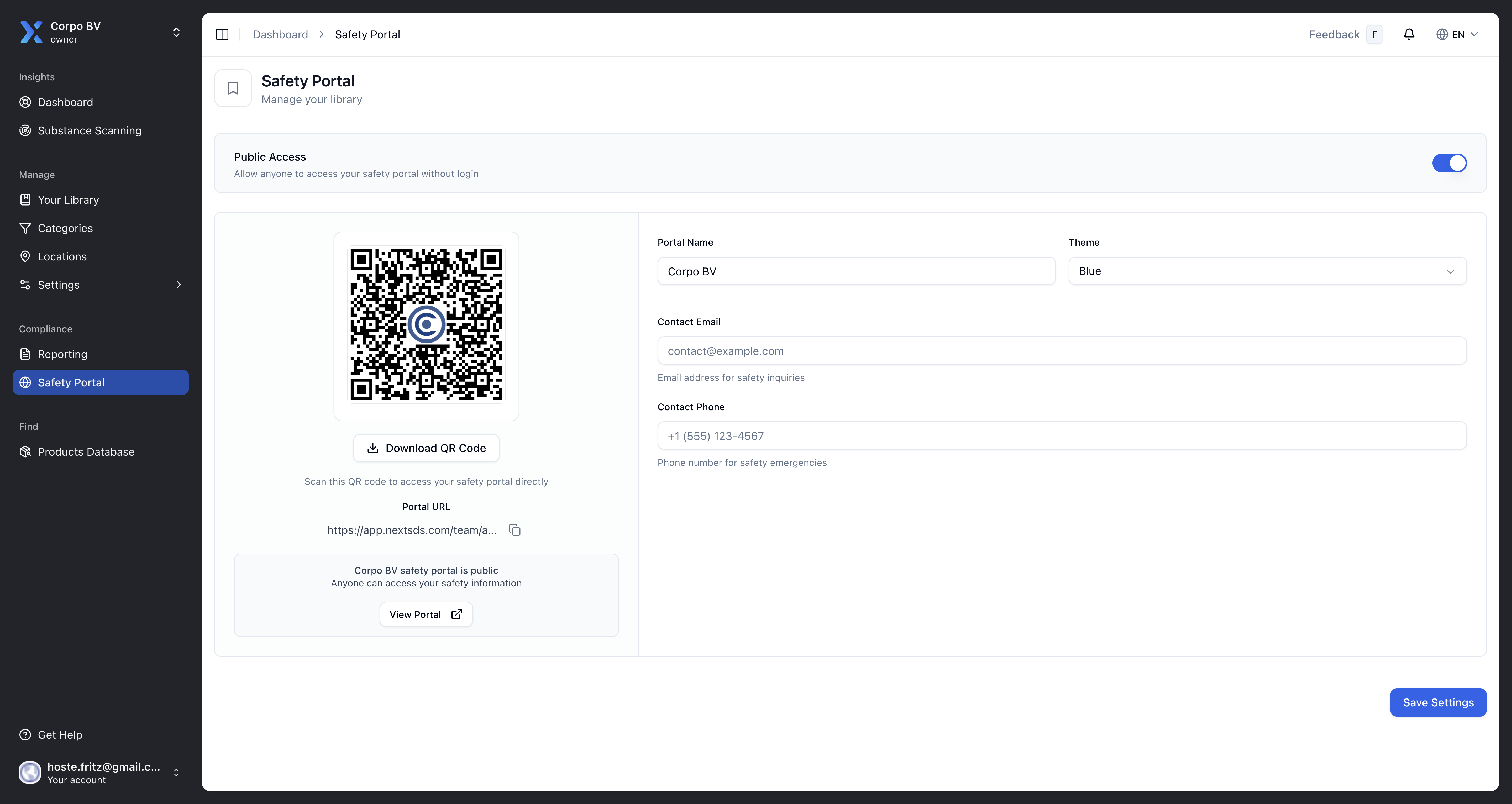 Safety Portal Platform
