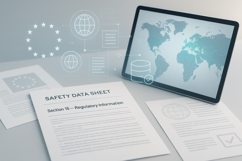 Regulatory documents and compliance data for Section 15