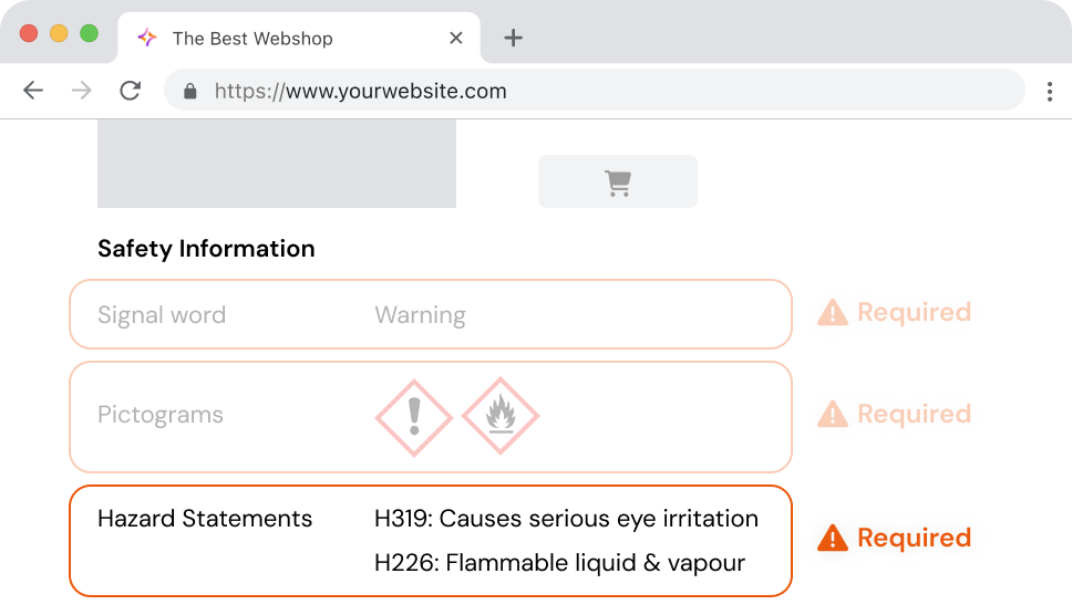 Connect products to SDS