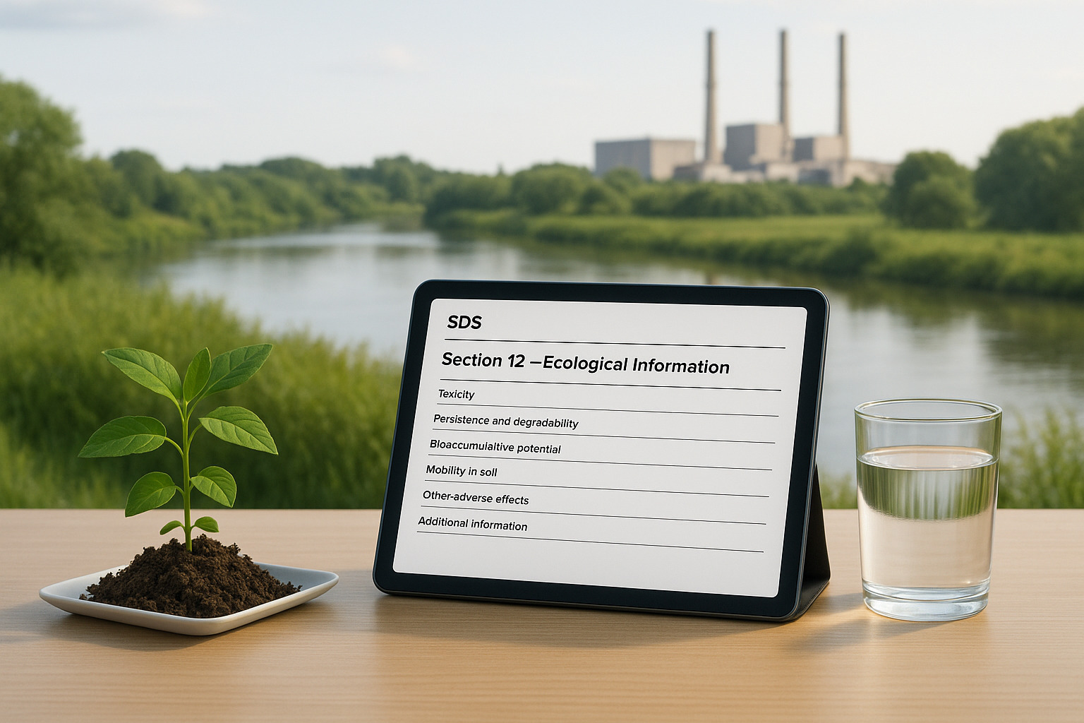 Environmental impact data in SDS