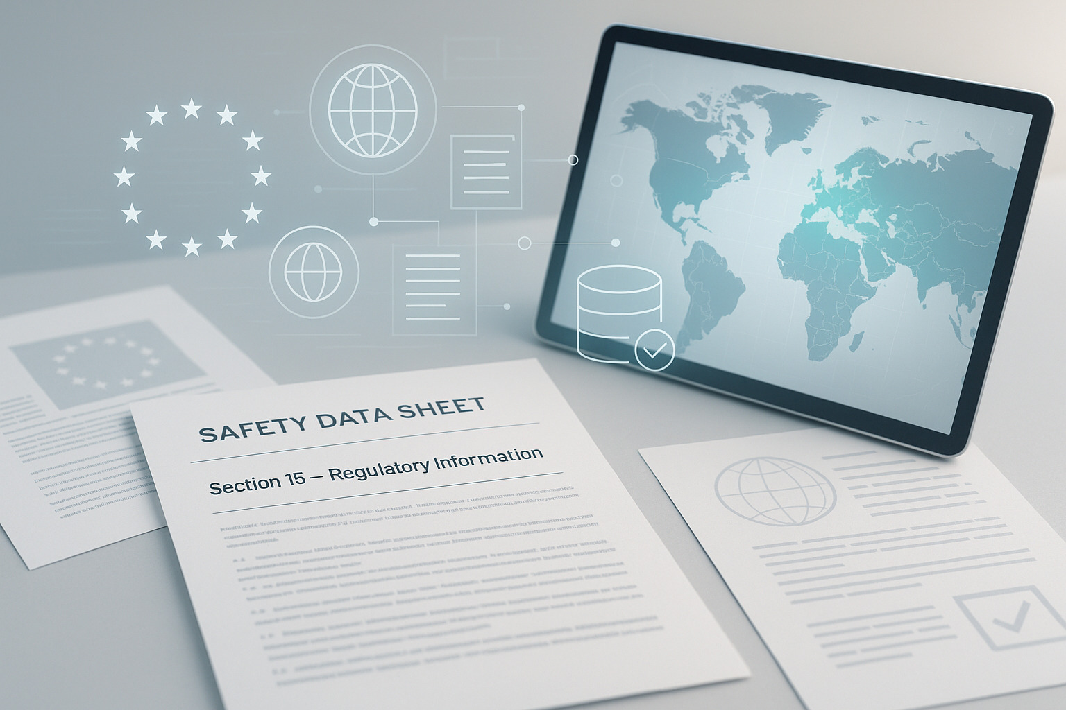 Regulatory documents and compliance data for Section 15